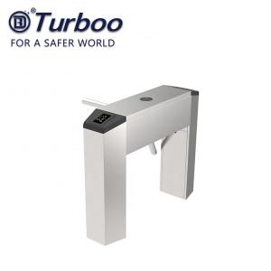 China Semi Automatic 3 Arm Turnstile Tripod Barrier Gate Waist Height 304 Stainless Steel Arm supplier