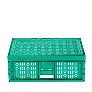 China Plastic Products Transport Folding Mesh Steel Crate with Heavy Duty Welded Structure supplier