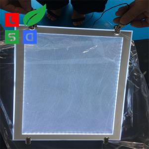 China Ceiling Hanging 3014smd LED Crystal Light Box DC12V Slim Light Frame supplier