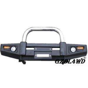 Winch Replacement Front Bumper , Rolled Steel Mitsubishi Off Road Truck Bumpers