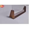 China Sillón natural de doble panel de madera en forma de U con base de haya de nuez wholesale