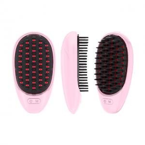China Anti Hair Loss Massage Comb Electric Cordless Therapy Red Blue LED Hair Growth Comb Scalp Massager For Hair  Growth supplier