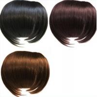China Black and Brown Tangle Free 100%  Remy Virgin Hair Fringe Wig on sale