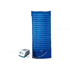 Inflatable Blue Medical Air Cushion Bed With Electrical Pump / Rubber Nylon Cloth Alternating