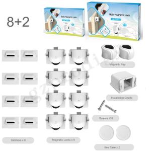 China Manufacturer Practical Sturdy Magnetic Safety Lock For Drawers ABS Material wholesale