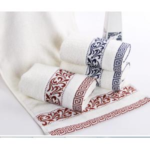 China Best quality 100 percent cotton terry face white towel for sale supplier