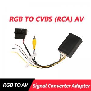 China For OEM Factory Car Backup Rear View Camera RGB to AV Converter Adapter Box for Volkswagen supplier