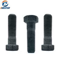 China DIN931 / DIN933 Heavy Hex Head Bolts For Electric Power Tower on sale