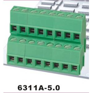 20A Terminal Block Connector with Withstanding Voltage 2000V Connector Type Screw/Spring