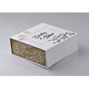 Beautiful Custom Printed Gift Boxes Size 18 X 18 X 7.5cm With Surface Hot Stamping