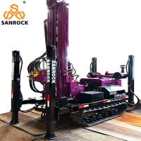 China Water Drilling Rig Machine 60KW Diesel Engine Crawler Water Well Drilling Rig For Sale on sale