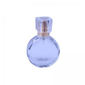 China 15g / 30g Pump Sprayer Glass Round Perfume Bottle supplier