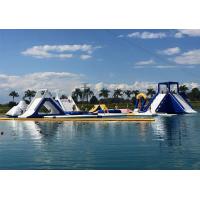 China Customized Giant Green Isle Inflatable Water Park , Inflatable Fun Park For Island on sale