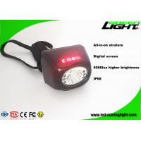 China 1.7W 8000lux Miner Led Headlamp 5.7Ah Underground LED Miners Light on sale