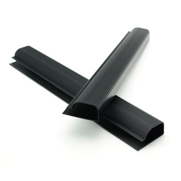 Decorative PVC Cable Trunking Profile Strip Plastic Customized