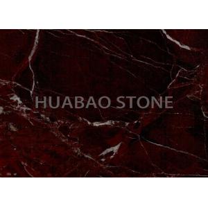 Import Rosa Levanto Marble Slab Tile , Marble Effect Tiles Cut To Size Red