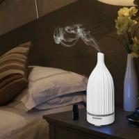 China Hot Selling 120ml Elegant Home Quiet Oil Diffuser Ceramic Aroma Scented Fragrance Diffuser Ultrasonic Ceramic Aroma Diffuser on sale