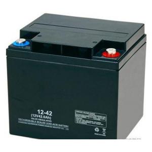 China High Reliability Black 12v 42ah Agm Battery Rechargeable Long Cycle Life supplier