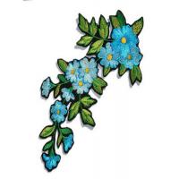 China Iron On Flower Embroidered Applique Patches For Vintage Clothing Decoration on sale