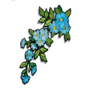 China Iron On Flower Embroidered Applique Patches For Vintage Clothing Decoration wholesale