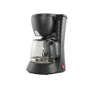 China Black 600W 0.6L Electric Drip Coffee Maker Machine Removable Filter Easy To Control supplier