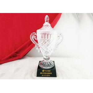 Frosted Carving Golf Trophy Cup For Golf Tournament / Golf Club