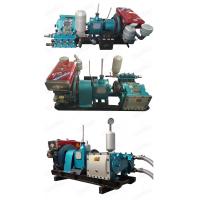 China Diesel Engine Three Cylinder Pump Grout Piston Pump Mud Pumps With Pressure Gauge on sale