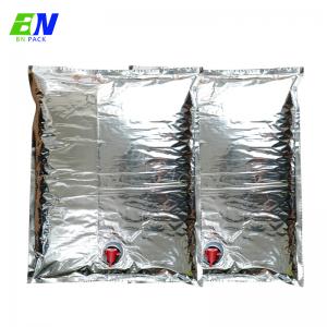 China Custom Bag In Box Beverage Wine Cola Oil Milk Water Aseptic Foil Bags With Nozzle supplier