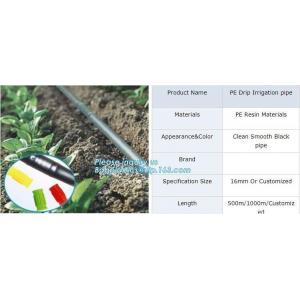 Non toxic odorless PE drip irrigation pipes for drip watering system,PE drip irrigation pipe with low price,drip irrigat