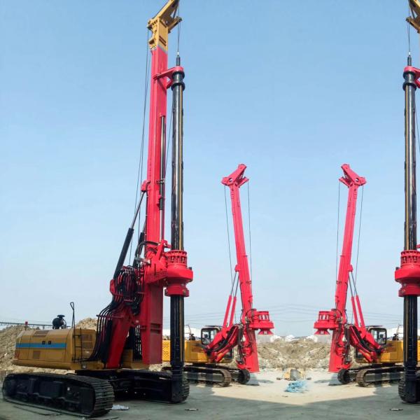 Micro piling Foundation TR60D Rotary Rig Machine Depth 21m building construction equipment,  hydraulic pile driver