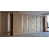 Office Folding Partition Walls MDF With Melamine Material Durable