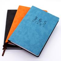 China Custom Color A5 Pu Leather Cover Notebook for Personalized Leather Agenda Notebooks on sale