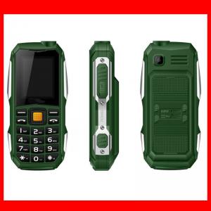 1.77  long standby battery tough military mobile phone with strong light high volume rugged tough phone