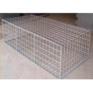 China Square Shape Galvanized Welded Mesh Gabions / Hesico Barrier Hole Size 50x100mm supplier