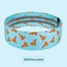 China Customized 33cm Hip Resistance Band Flat Elastic Yoga Latex wholesale