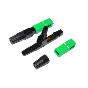China SC APC Passive Electronic Components Ftth Fiber Optic Adaptor Fast Connector 50Mm supplier