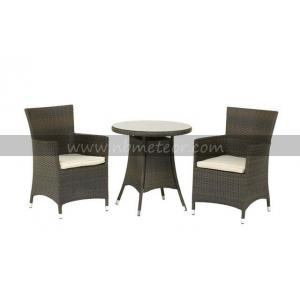 UV Resistent PE Rattan Table Chair Set for Restaurant Furniture
