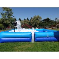 China Square Portable Water Pool  , Outdoor Fun Party Dance Game Inflatable Soap Foam Pit Pool on sale