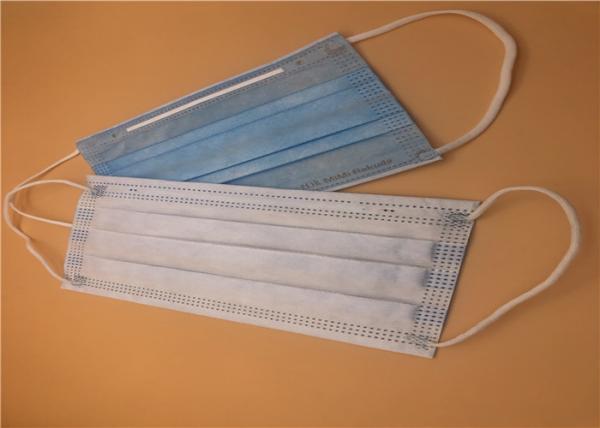 Dust Proof Earloop Procedure Masks / Breathable Face Mask Surgical Disposable