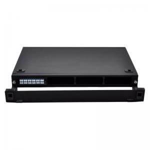China 1U Rack Mountable FHD Fiber Optic Patch Panel Holds Up To 4x MTP-24 Cassettes supplier