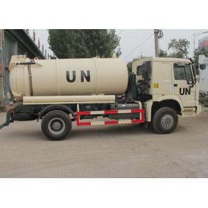 China SINOTRUK HOWO Sewage Suction Truck 10000L LHD 4X2 , Liquid Waste Trucks wholesale