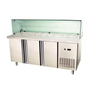 China Stainless Steel Commercial Refrigeration Equipment , Salad Prep Refrigerator supplier