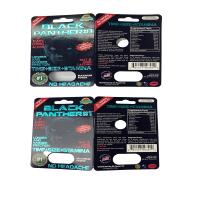 China USA Market Sex Pills Paper Blister Card Pakcgaing For Rhino 69 / Tiger/ Black Mamba Pills on sale