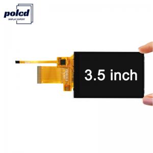 Polcd ST7796S 3.5 Lcd Tft Display Rgb RoHS 18 Bit Lcd For Medical Application
