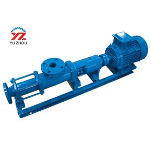 Horizontal Mono Screw Electric Slurry Pump , Positive Displacement Pumps G Series