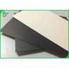 China 2mm 3mm Grey Back Laminated Black Paperboard Recycled For Archives Folders wholesale