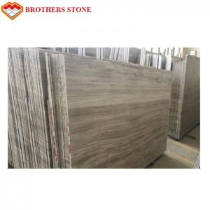 China China white wood long strip wall and floor marble tiles supplier