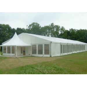 300~2000 People Big White Inflatable Tent For Party , Outdoor Luxury Wedding Tents