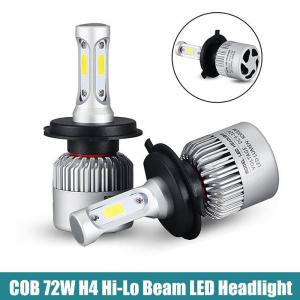 China Super bright Auto Car H8 H11 H7 H4 H1 LED Headlights 6500K 72W 8000LM COB Bulbs Diodes Automobiles Parts Lamp supplier