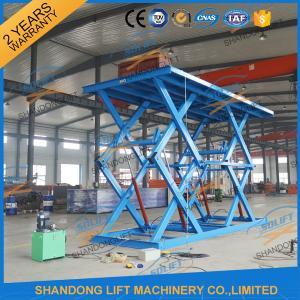 China In Ground 3 ton Basement  Hydraulic Car Scissor Lift for Home Garage supplier